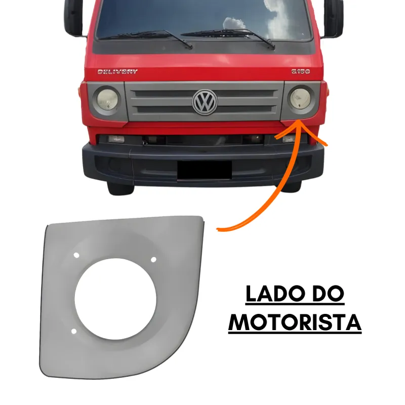 Moldura Farol Esquerdo Delivery 5140|8150  A Partir De 2006